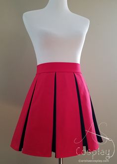 "This pleated skirt, with peek-a-boo style pleats, features one color on the outside of the pleats and another color peeking out from the inside. It is available in any two colors of your choice and is available in any size from petite to plus sized. Pair this skirt with a black tank top for a cheerleader look or achieve an entirely different look by pairing it with the corset front strapless top (available separately) shown in the last photo. This fun skirt is very versatile. Add a Matching Fac Pink A-line Pleated Skirt, Fitted A-line Pleated Tennis Skirt, Fitted A-line Pleated Mini Skirt, Fitted A-line Skort, Pink Pleated A-line Skirt, School Pleated Skirt With Pleated Hem, School Flared Pleated Skirt, School Pleated Skirt Skort, Pleated Tennis Skirt For Party