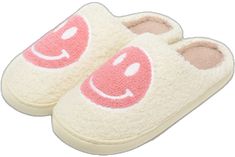 Couple Style Casual, Smile Face Slippers, Fuzzy Slides, Cute Smiley Face, Memory Foam Shoes, Couple Style, Cute Slippers, Warm Home, Fuzzy Slippers