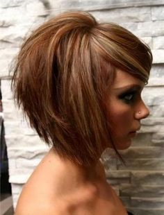 Short hair Short Hair Cuts For Round Faces, Round Face Haircuts, Haircut And Color, Hair Color And Cut, Hair Today, Great Hair, Hair Dos