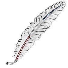 The Montana Silversmiths� Red White and Blue Montana Hat Feather adds an elegant accent to your favorite hat. Detailed engraving mimics the irregular beauty of a natural feather while a red, white, and blue shaft completes the look with patriotic charm. This feather attaches to the head band with a quick hook and twist motion. No poking holes or damaging the hat. Made in the USA. Manufacturer style #: HF4059RWB.   Bright silver finish  Innovative hook attachment  Realistic feather-like engraving Image Icon, Blue Outfit, Head Band, Blue Accents, Red White And Blue, Outdoor Gear, Montana, Bass, Red White