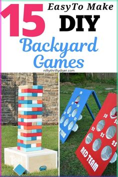 15 easy to make diy backyard games that are great for kids and adults alike