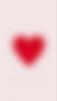 a red heart on a white background