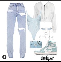 Stylish Jeans Outfit, Punk Style Outfits, Boujee Outfits, Pretty Shirts, Tomboy Style Outfits, Paris Outfits, Tween Outfits, Streetwear Fashion Women