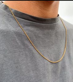 Men Gold Chain Outfit, Neck Chain For Men Gold, Men’s Gold Chain Necklace, Mens Jwellary For Men, Men’s Gold Chain, Golden Chain For Men, Mens Gold Necklace, Neck Chain For Men, Men's Necklace Gold