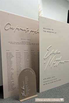 the wedding stationery was designed to look like it could be used for an event