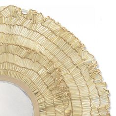 Coco Ruffle Mirror Salon Mirrors, Seagrass Storage Baskets, Starburst Mirror, Colored Mirror, Metal Frame Mirror, Cream Tones, Sunburst Mirror, Wall Accessories, Coastal Chic