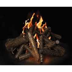 Warming Trends Steel Log Set Fire Pit Size, Steel Fire Pit, Fire Pit Accessories, Fire Equipment, Gas Logs, Fire Features, Gas Fire, Fire Glass, Outdoor Heating