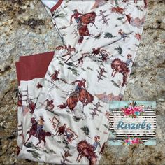 Fun Classic Cowboy Print Pajamas. These Are A Razels Exclusive- Don’t Miss Out! These Sell Out As Fast As I Can Produce Them... Price Is Firm. Machine Washable And Dryable! 95% Cotton, 5% Spandex Casual Cream Sleepwear For Bedtime, Cowgirl Pjs, Kids Bell Bottoms, Cowgirl Print, Cowboy Print, Pajamas Matching, Retro Cowboy, Family Pjs, Classic Cowboy