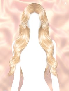 an image of a woman's long blonde hair