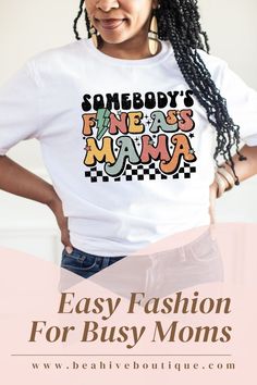 Empowering black women to celebrate the beautiful black woman and her culture through inspirational t-shirts. These t-shirts are designed by influencer the Beahive Queen for her brand, the Beahive Boutique. Available in a variety of sizes and styles, you have to check out the collection to experience the black girl magic. #blackculture #blackhistory Mama T Shirt, Cute Fall Outfits, Simple Style