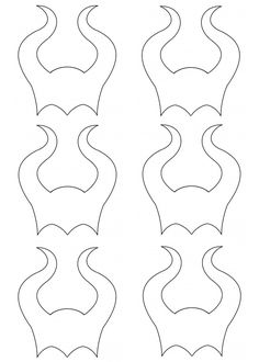 an image of a cut out pattern for a vase with long, wavy lines on it