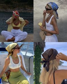 Colombia Outfits, Head Scarf Outfit, Beachy Outfits, European Summer Outfits, Europe Outfits, Estilo Hippie, Vacay Outfits, Italy Outfits