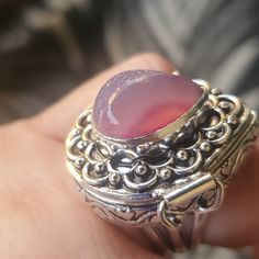 Brand New Handmade Pink Botswana Agate Druzy Silver Poison Ring. Size 8 925 Stamped New To Poshmark? Use Referral Code Kimberlyn222 To Receive $10. Skull Poison Ring, Antique Poison Rings, Silver Agate Open Ring, Pink Nickel-free Bohemian Jewelry, Pink Sterling Silver Crystal Ring, Pink Botswana Agate, Fashion Ring Set, Romantic Wedding Rings, Bohemian Nickel-free Silver Crystal Ring