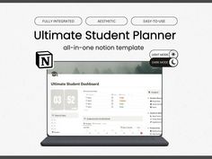 Streamline your student life with our minimalist planner! Designed for busy schedules and focused on productivity, this print-ready format is perfect for keeping track of assignments, deadlines, and more. Perfect for any student looking to stay organized and productive."