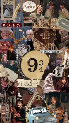 a collage of harry potter characters and their names