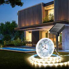 Courtyard Bedroom, Strip Led Lights, Outdoor Rope Lights, Outdoor Led Strips, Deck Steps, Solar String Lights Outdoor, Strip Led, Porch And Balcony, Indoor String Lights