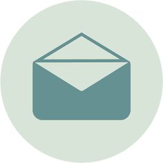 an email envelope in a circle