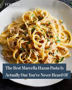 the best marcella hazann pasta is actually one you've never heard of