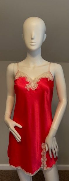 Victoria's Secret, rare neon pink, y2k? Size s/p. Polyester with silk look Girly Core, Lingerie Victoria Secret, Lingerie Vintage, Pink Y2k, Pink Lingerie, Victoria Secret Lingerie, Lace Slip, Vintage Lingerie, Neon Pink