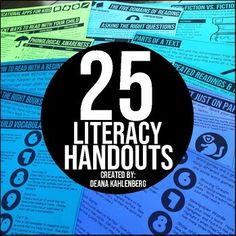 the cover of 25 literature handouts