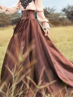 Pagan Clothes, Medieval Attire, Tessa Gray, Vintage Dresses Online, Long Skirts For Women, فستان سهرة, Fantasy Dress, Historical Dresses