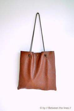 Brown Leather Bag, Bags Tutorial