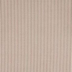 a brown and white striped shirting fabric with vertical stripes on it's side