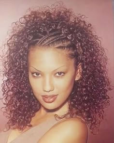 2000 Hairstyles, 2000s Hair, 2000s Hairstyles, 90’s Hairstyles, Y2k Hairstyles, Quick Natural Hair Styles, Cute Curly Hairstyles, Curly Hair Styles Easy, Natural Curls Hairstyles