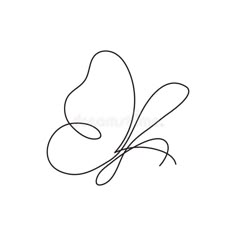 a single line drawing of a butterfly on a white background with the word love written in it