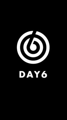 the day 6 logo on a black background