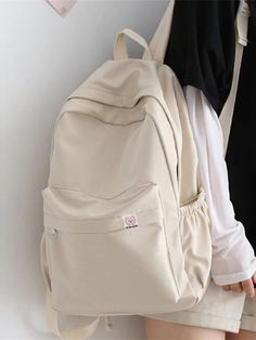 Pink Bookbag, Tas Lv, Plaid Backpack, Cute School Bags, Stylish School Bags, Aesthetic Backpack, White Backpack, Backpack Material, Cute Backpacks