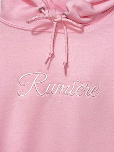 Embroidered Lettering Great Quality Fits True to Size Soft Fleece Hoodie Comfy Fit Hoodies Pink, Pink Hoodies, Embroidered Lettering, Pink Embroidery, Christmas Vibes, Small Light, Pink Hoodie, Rumi, Comfy Fits