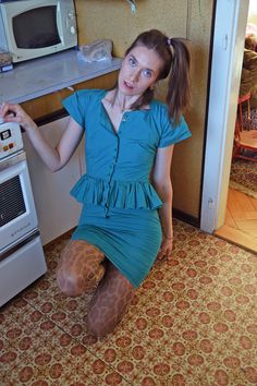 "80s turquoise mini dress, made of cotton M E A S U R E M E N T S - taken seam to seam lying flat - not doubled Armpit to armpit 15,2\"/ 39 cm Waist 13,2\"/ 34 cm Length 36\"/ 92 cm Dress is made of 100% cotton. S size Dress is one of a kind vintage piece. In great vintage condition. You will receive the exact item shown in the picture. All the clothes in my shop are washed and stored with care." Vintage Cotton Mini Dress, Vintage Cotton Mini Dress With Ruffles, Vintage Blue Cotton Mini Dress, Retro Mini Dress With Ruffles, Fitted Retro Cotton Mini Dress, Retro Fitted Cotton Mini Dress, Green Fitted Vintage Mini Dress, Vintage Fitted Mini Dress With Ruffles, Vintage Green Cotton Mini Dress