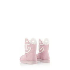 UGG x TELFAR Logo Mini - Pink – shop.telfar Hot Pink Sneakers, Telfar Logo, Bape Shoes, Fire Shoes, Pretty Sneakers, Pink Uggs, Cozy Shoes, Wishlist 2024, Pink Shop