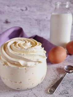 an image of some food that is in the bowl and on the table with it's ingredients