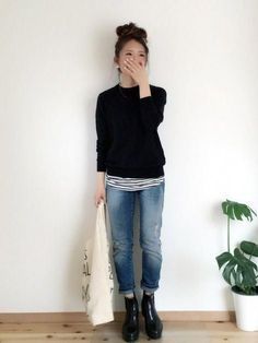 Minimalist Moda, Mode Tips, Mode Hippie, 가을 패션, Mode Inspiration, Outfit Idea, Look Fashion