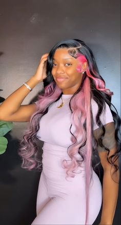 Pink Wig, Hair Ponytail Styles, Hair Laid