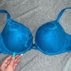 Bought Months Ago, Not My Size. Never Worn Sat In A Closet And Finally Decided To Sell Partially Lined Blue Victoria's Secret Bra, Victoria's Secret Blue Underwire Bra, Victoria's Secret Blue Summer Bra, Victoria's Secret Sleepwear With Built-in Bra, Victoria's Secret Blue Push-up Bra, Blue Lingerie, Lipstick Kit, Beautiful Bra, White Bras