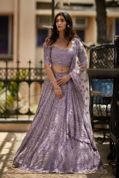 Latest Lavender Outfits for Brides. #weddingbazaar #indianwedding #lavenderlehenga #lavenderlehengabridal #lavenderlehengapastel #lavenderlehengacombination #lavenderlehengasimple #lavenderlehengapartywear #lavenderlehengapurple #lavenderlehengacholi #lavenderlehengalight #lavenderlehengadark #purplelehenga #purplelehengabridal #purplelehengalight #purplelehengadark #purplelehengapastel #purplelehengadesigns #lilaclehenga #lavendersaree #lavendersharara #lavendergown #lavendersareesilk #lilac Pastel Lavender Lehenga, Lavender Outfits, Lehenga Simple, Lehenga For Engagement, Lavender Lehenga, Pastel Lehenga, Lavender Outfit, Stop Obsessing