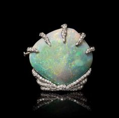 Broches Opal Jewellery, Precious Opal, Unusual Jewelry, Diamond Brooch, Clam Shell, Opal Jewelry, High Jewelry