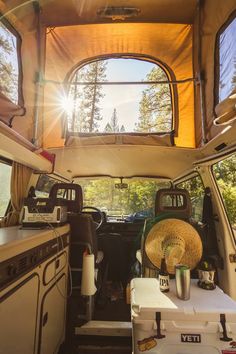 an advertisement for the campervan interiors we love