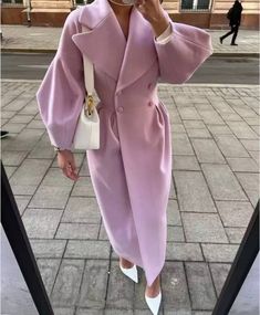 Long Outerwear, Long Jackets For Women, Coat Women Fashion, Turndown Collar, Mode Inspo, Vintage Coat