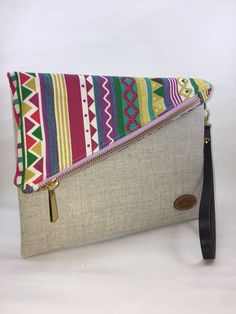 Bolcito de medio lado Clutch Bag Pattern, Diy Clutch, Bridesmaid Bags, Sewing Purses, Diy Handbag, Boho Bags, Craft Bags