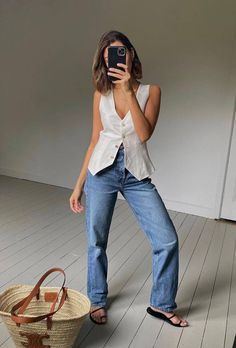 Marianne Smythsisters, Classic Summer Outfits, Elegantes Outfit Damen, Business Professional Outfits, Chique Outfits, Double Denim, Elegante Casual, Fashion People, Work Outfits Women