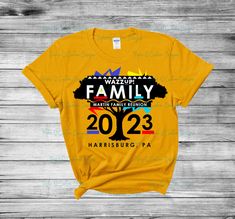 WAZZUP Family  - Family Reunion Shirts Order Details: (Year will reflect the current year)  Please look at the photos when choosing the style. There are 2 styles of this shirt design. Choose Style Choose Color (If you would like a shirt color that is not listed, choose the white shirt then PLEASE REVIEW OUR COLOR CHART Black Family Reunion Shirts, Family Reunion Tshirt Design Ideas, Family Reunion T Shirts Designs Ideas, Family Reunion Shirts Ideas, Family Reunion Tshirt Design, Reunion Tshirt Design, Family Reunion Tshirt, Family Reunion Tshirts, Reunion Activities