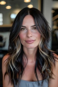 Mama Haircut, Balayage Black, Girl Hair Styles, Soft Highlights, Hair Stages, Dark Ombre Hair, Color Block Hair, Black Hair Balayage, Subtle Balayage