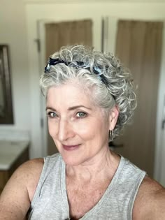 Short Curly Haircuts Grey Hair, Short Hairstyle Women Grey Curly, Gray Short Curly Hair Over 50, Curly Grey Shag Haircut, Permed Gray Hair Curly Bob, Short Layered Curly Hair, Short Curly Hairstyles For Women