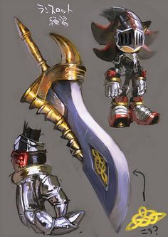 Sir Lancelot Shadow, Lancelot Shadow, Sonic Unleashed, Arte Indie