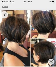 Cute Short Asian Haircuts, Short Dark Brown Hair Edgy, Brown Balayage Bob, Blonde Balayage Bob, Brunette Hairstyles, Messy Bob, Balayage Bob, Cute Short Haircuts, Brown Balayage