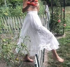 Maxi Skirt With Pockets, Milk Maid, Tomato Season, Vintage Americana, Cottagecore Aesthetic, Skirt With Pockets, Farm Girl, Divine Feminine, Vintage Aesthetic